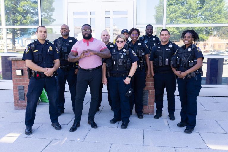 House Delegate Candidate: HRM Yahu Blackwell shows his appreciation to local Police Departments