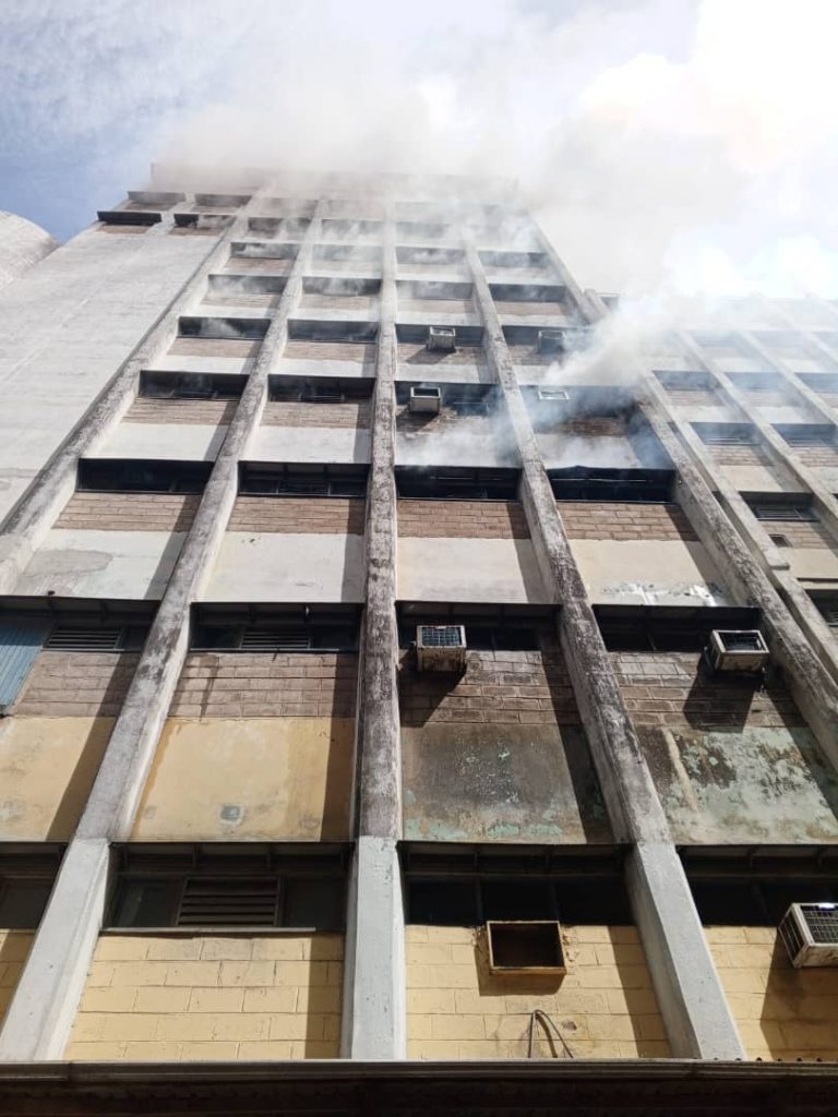 Tema firefighters contain blaze at Flour Mills Ghana