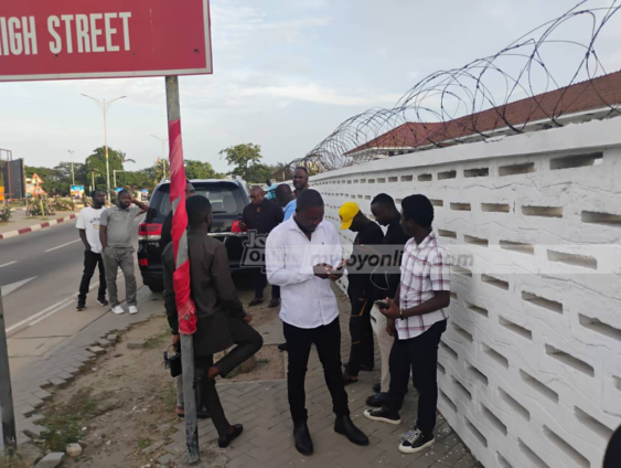 Scores of NPP supporters storm EOCO office over Wontumi’s arrest