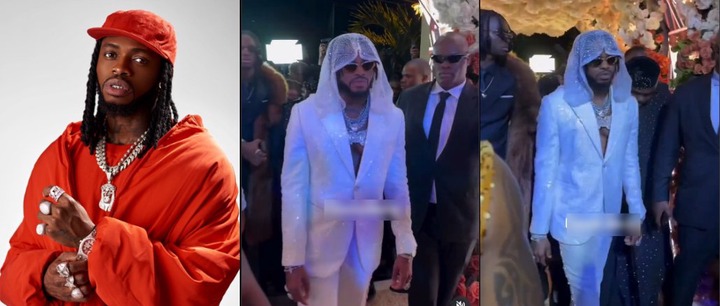 Diamond Platnumz Sparks Drama With Bridal Look At JP2025 Wedding