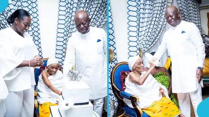 Asantehemaa Honours Otumfuo with Grand Visit and Gifts on His 75th Birthday