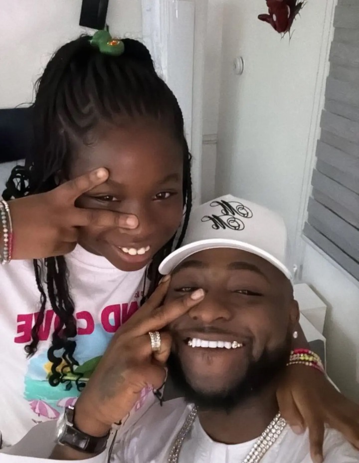 Davido finally reunites with daughter Imade after custody battle
