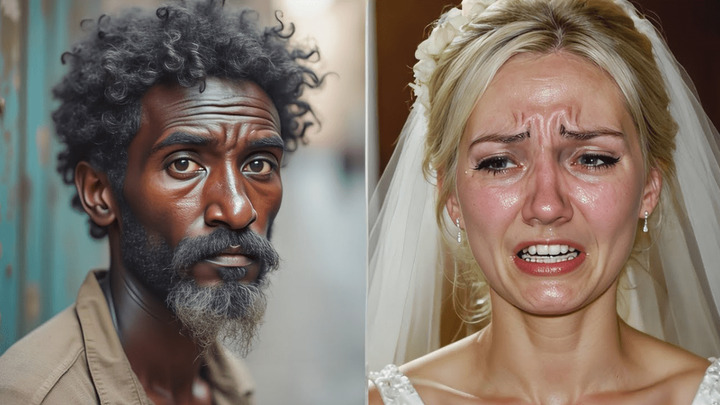 The Homeless black Man Came To The Wedding, But When the groom sees him, Something shocking Happened