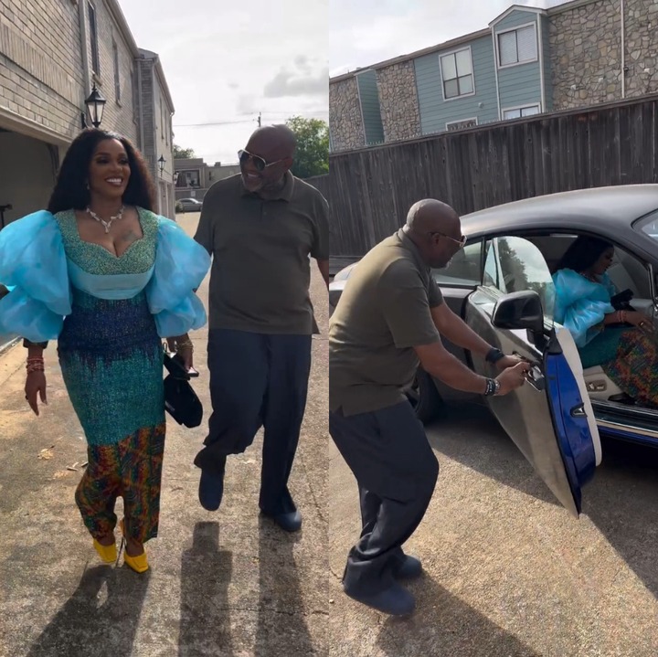 Actress, Iyabo Ojo and her man, Paulo Okoye step out together in adorable video