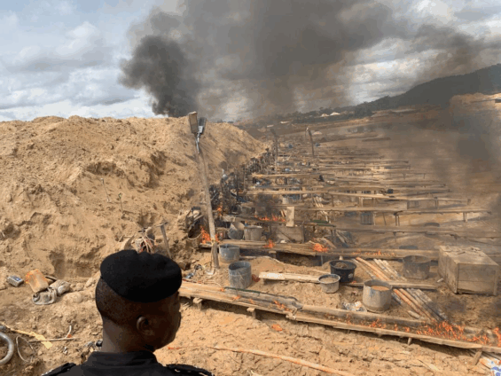 IGP orders major raid on illegal mining hub at Wassa Gyapa