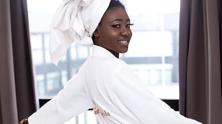 Hajia Bintu causes stir with new pictures online