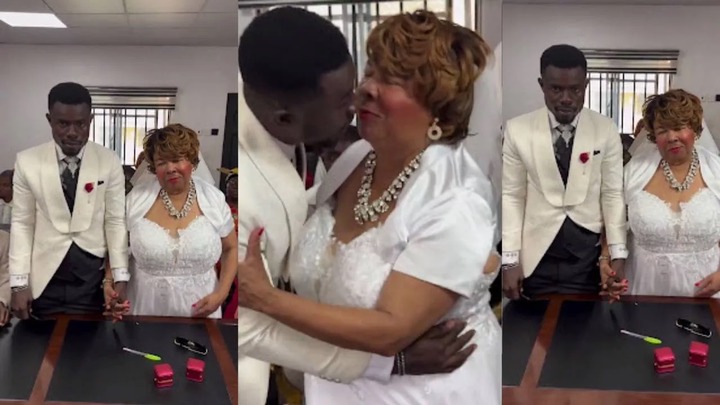 Youngman goes viral for marrying an elderly woman