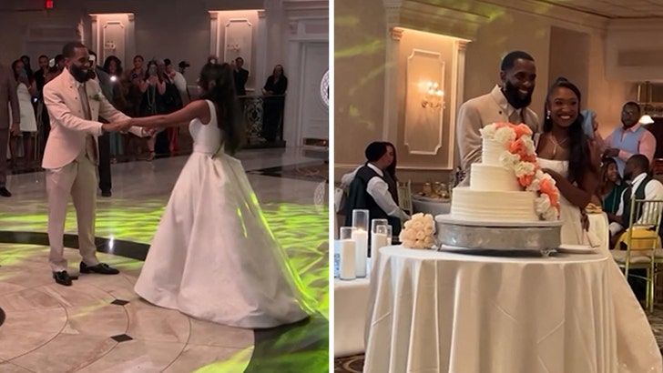 Rapper Ja Rule walks his daughter down the aisle as she marries her heartthrob