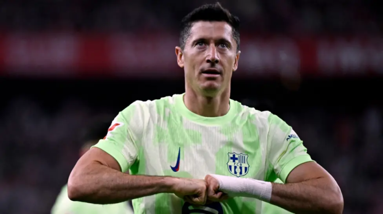 Lewandowski double seals Barca final day win at Athletic Club