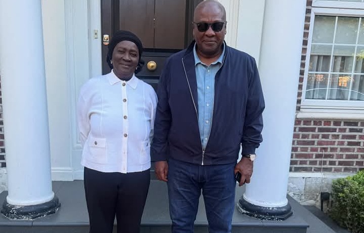 Mahama visits Prof Opoku-Agyeman on Mother’s Day
