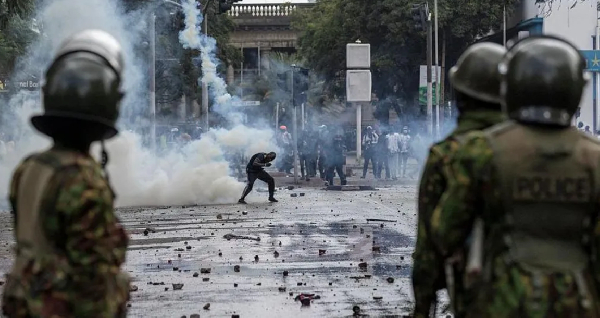 Kenya protests are ‘coup attempt’, says minister