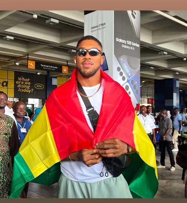 Anthony Joshua storms Ghana ahead of Sharaf Mahama’s ‘Battle of the Beasts’ event