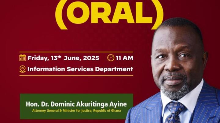 Ghanaians To Be Briefed On ORAL Today