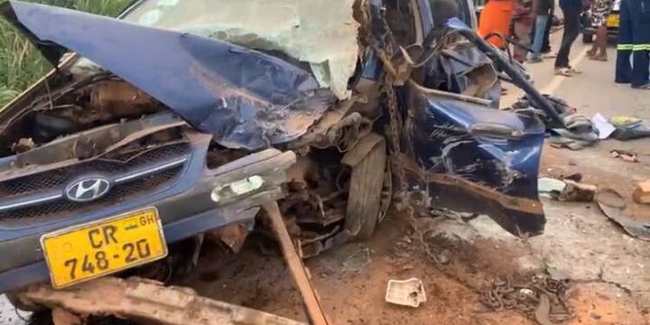 Tragic – Three students, a taxi driver, die in a Winneba fatal crash