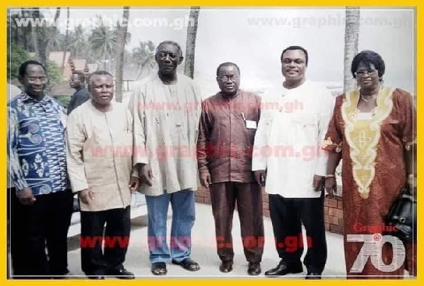 See rare photo of Kufuor, Atta Mills and Akufo-Addo in the same frame