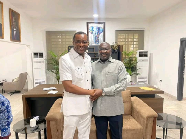 Chairman Wontumi calls on Dr Bawumia after release from EOCO custody