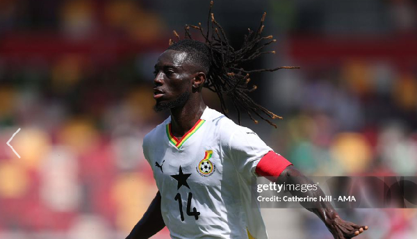 Gideon Mensah wears Black Stars captain’s armband for first time in Unity Cup win over Trinidad & Tobago