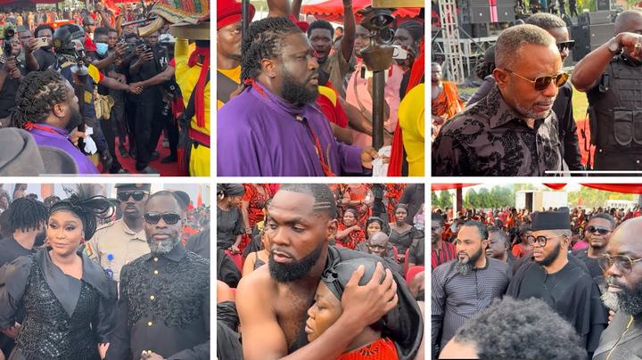Ajagurajah, Obinim, and O.Bempah Stir Drama at Rev. Obofour Mother’s Funeral, Leaving Kumasi in awe