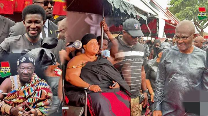 Kennedy Agyapong Walks in Heavy Rain, Steals the Show at Mamponghene’s Funeral