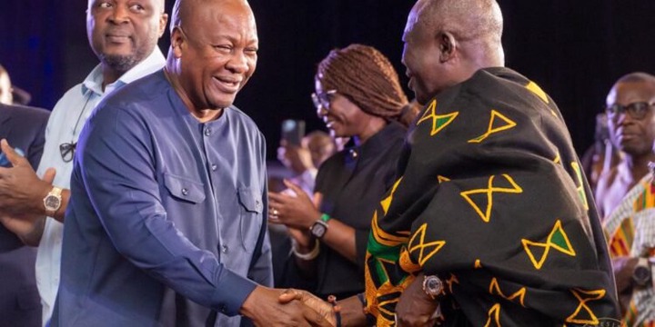 “When Otumfuo makes a request, who am I to refuse?” – Mahama recounts how he became Prof Mills’ running mate