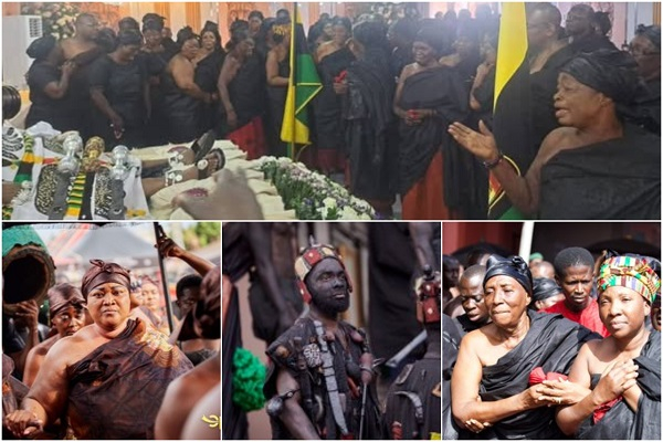 Watch scenes from the final funeral rites of the 2nd most powerful ruler in Asanteman