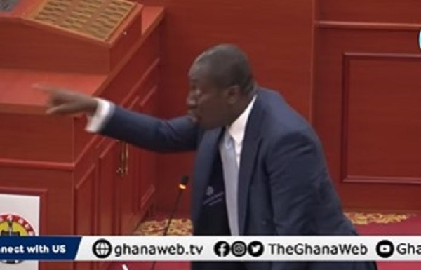 Watch as ‘infuriated’ Afenyo-Markin replies Muntaka for calling him a ‘spoilt child’ in Parliament