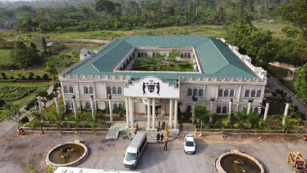 Take a tour of West Africa’s biggest palace that sits on a 7.4 acre land and is located in Ghana