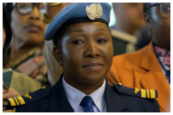 Ghanaian female peacekeeper Sharon Syme wins UN Gender Advocacy Award