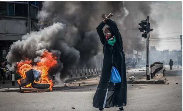 Thousands rally in Kenya to mark anniversary of antitax demonstrations