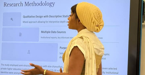 Joshua Alabi’s daughter presents pioneering research on education equity at Oxford summit
