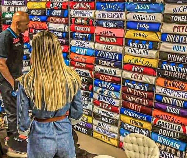 Sulley Muntari’s jersey spotted in Spalletti’s 30-year iconic kit collection