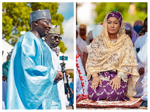 Dr Bawumia and Samira join Ahlusunnah faithful for Eid ul-Adha prayers