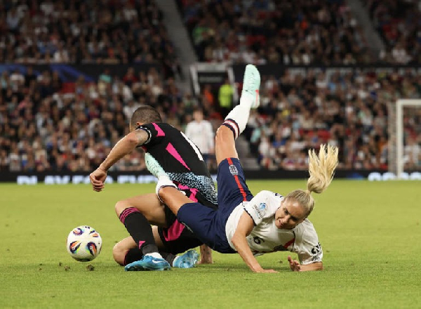 Watch how Bonucci’s brutal tackle floored ex-England captain Steph Houghton