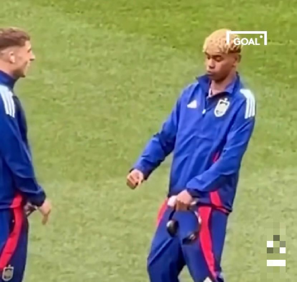 Watch as Lamine Yamal mimics Ronaldo’s celebration ahead of Nations League Final
