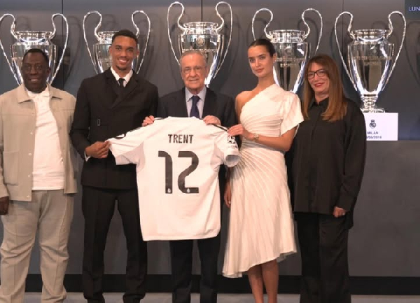 Trent Alexander-Arnold unveiled as Real Madrid’s new number 12