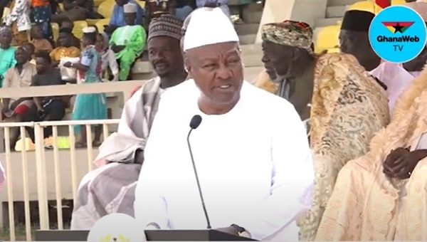 President Mahama announces special scholarship program for Muslim students on Eid ul-Adha