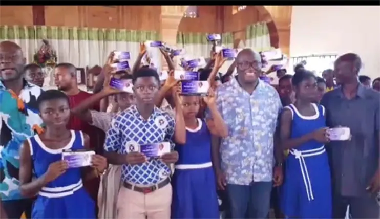 Ernest Yaw Anim Inspires BECE Candidates