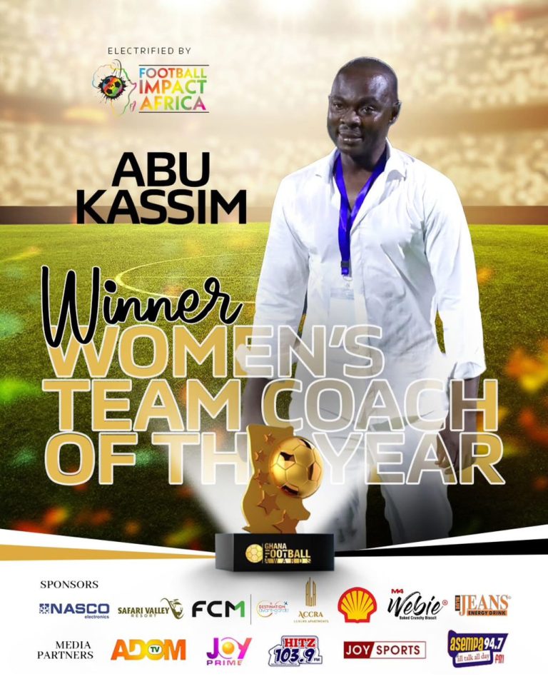 Abu Kassim claims Women’s Coach of the Year at Ghana Football Awards