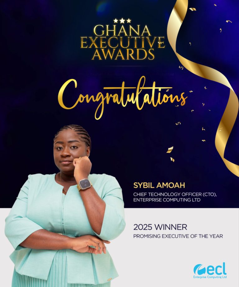 ECL CTO honoured at Ghana Executives Awards 2025