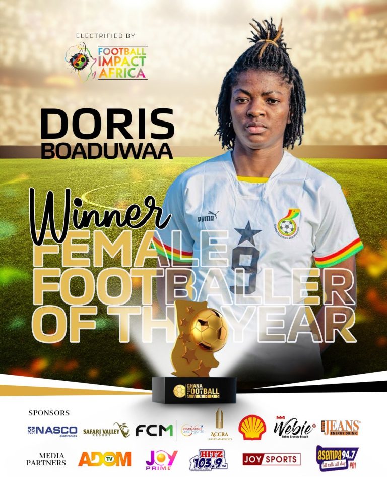 GF Awards 2025: Doris Boduwaa wins Women’s Player of the Year 