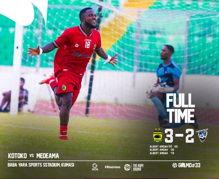 VIDEO: Highlights of Kotoko’s 3-2 win over Medeama SC