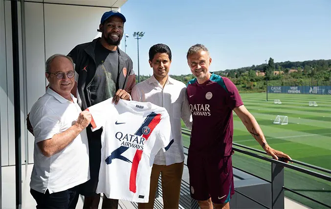 Basketball star Kevin Durant Buys Stake in PSG