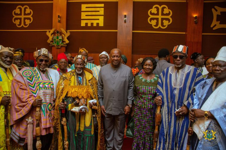 President Mahama reiterates Government’s commitment to strengthen chieftaincy institution