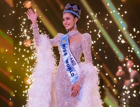 Thailand’s Suchata Chuangsri crowned Miss World 2025 in India