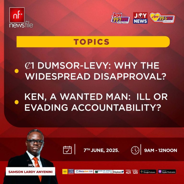 This Saturday on Newsfile: GH¢1 fuel levy and OSP declaring Ofori-Atta wanted again