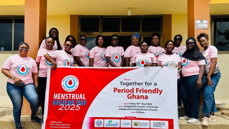 WiWASH marks Menstrual Hygiene Day at Alogboshie Cluster of Schools, calls for period-friendly Ghana