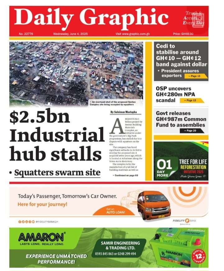 Today’s front pages: Wednesday, June 4, 2025