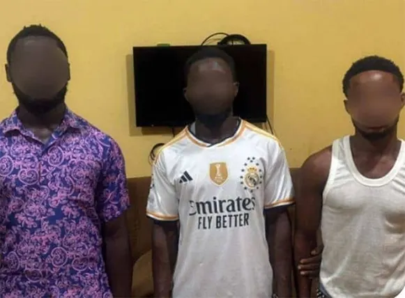 3 Suspected Armed Robbers Arrested At Axim