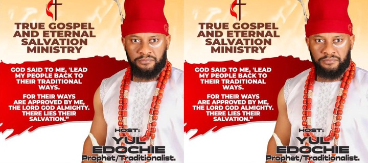 Yul Edochie Reopens His Ministry, Announces New Name and Direction