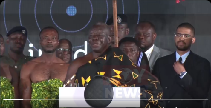 “Thank you, Mr. President, for allowing me to be President for the next 30 minutes” – Otumfuo